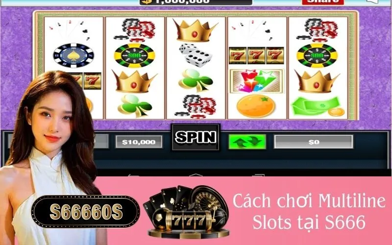 Cách chơi Multiline Slots tại S666